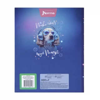 Cuaderno cosido tapa dura femenino 90 hojas cuadriculado X-presarte - magic