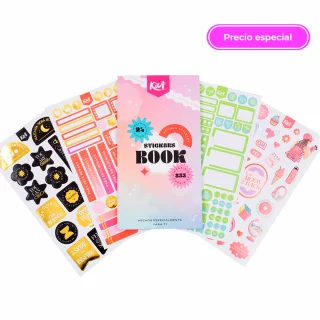 Kit Apuntes Lindos + Libro de Stickers