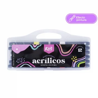 Marcadores Acrílicos Kiut X 12