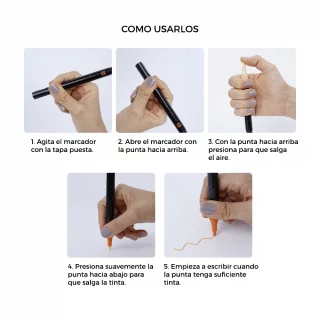 Marcadores Acrílicos Kiut X12