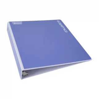 Pasta De Argolla PVC Academico 105 - Azul Medio