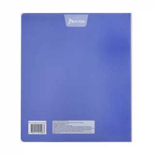 Pasta De Argolla PVC Academico 105 - Azul Medio