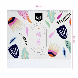 Planeador Mensual Kiut 2025 The Colors Of My Life (Sin fecha)