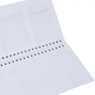 Planeador Semanal Kiut 2025 Black And White (Sin fecha)