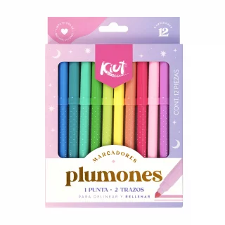 Plumones Kiut Lavables x 12 und