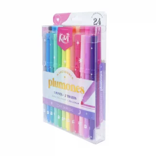 Plumones Kiut Lavables X24