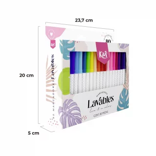 Plumones Lavables Kiut X 80 und