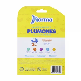 Plumones Norma Lavables  X24