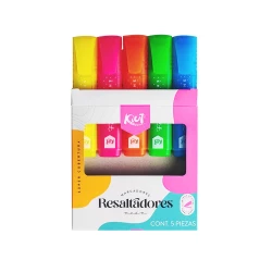 Resaltadores Kiut Neon Caja X5