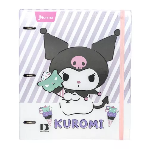 Carpeta Dura Book 3A Prof Kuromi Ice - Cream