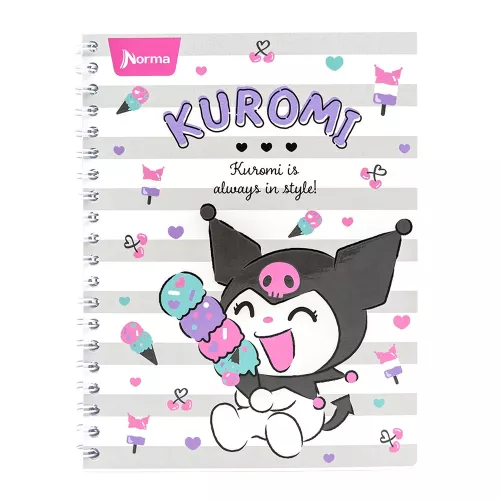 Cuad Do Amer Kuromi C7 100H Kuromi is Always in Style - Ice Cream