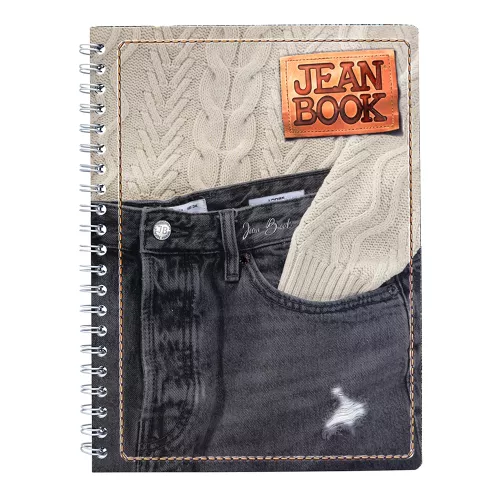 Cuad DO Prof Jean Book Rev C7 100H Black Jean with White Sweater