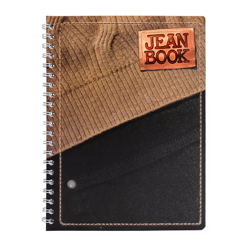 Cuad DO Prof Jean Book Rev C7 100H Denim with Sunflowers