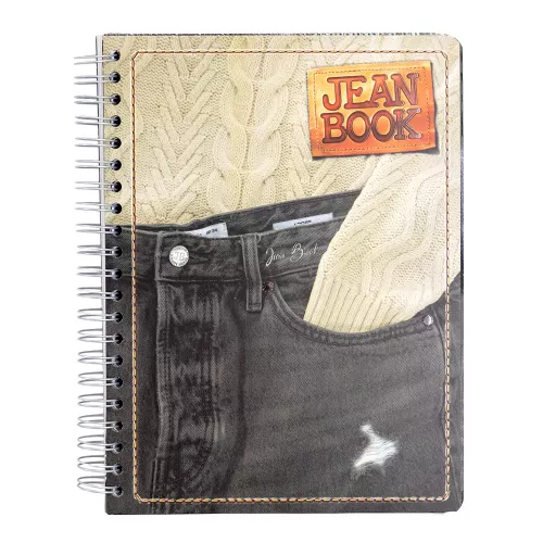 Cuad DO Prof Jean Book Rev C7 200H 5M Black Jean with White Sweater