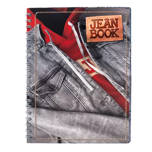 Cuad DO Prof Jean Book Rev Ry 100H Jacket with Red Sweatshirt