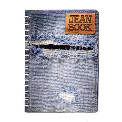 Cuaderno Argollado Frances Cuadro Chico Jean Book 4 100 Hojas