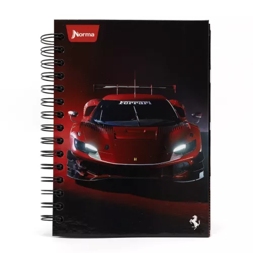 Cuaderno Argollado Frances Raya Ferrari  Midnight 160 Hojas
