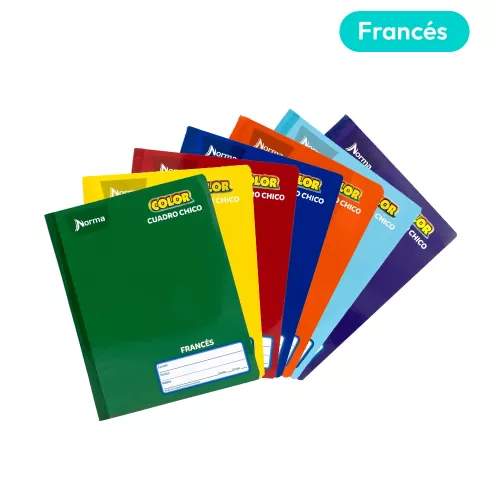 Cuaderno Cosido Frances Cuadro Chico 100 Hojas Norma Color