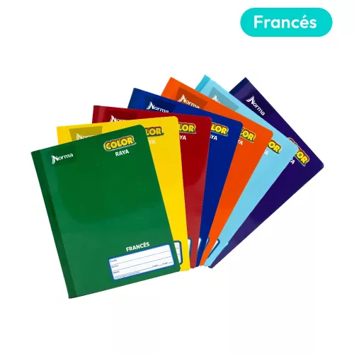 Cuaderno Cosido Frances Raya 100 Hojas Norma Color