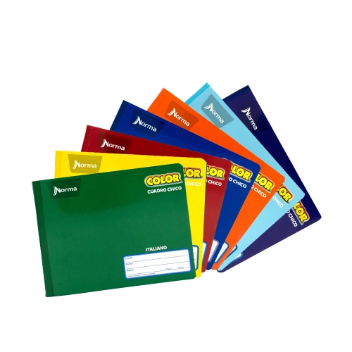 Cuaderno Cosido Italiano Cuadro Chico 100 Hojas Norma Color