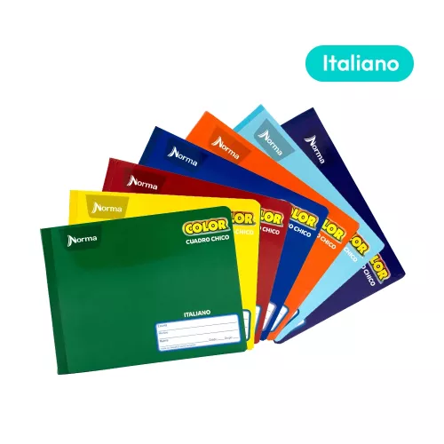 Cuaderno Cosido Italiano Cuadro Chico 100 Hojas Norma Color