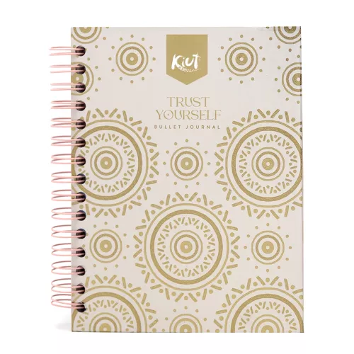 Bullet Journal Argollado Tapa Dura A5 Kiut Trust Yourself 120 Hojas
