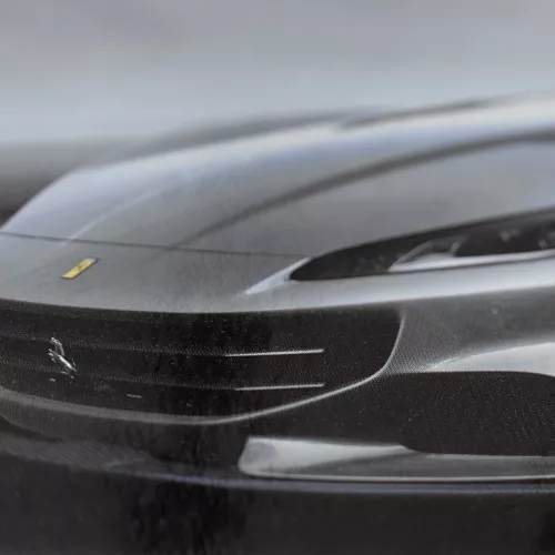 Carpeta 3 Aros Tapa Dura Profesional  Ferrari Metalizado Storm  Hojas