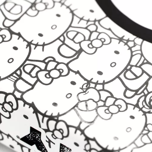 Carpeta 3 Aros Tapa Dura Profesional Hello Kitty Punk  Hojas