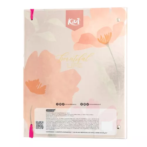 Carpeta Dura Book 3A Prof Kiut Beautiful Moments