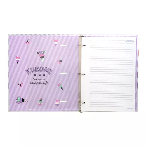 Carpeta Dura Book 3A Prof Kuromi Ice - Cream