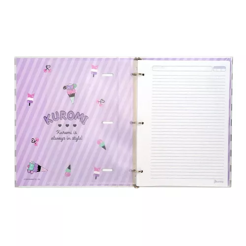 Carpeta Dura Book 3A Prof Kuromi Soft Drink with Ice