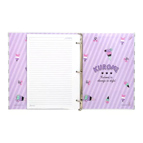 Carpeta Dura Book 3A Prof Kuromi Soft Drink with Ice