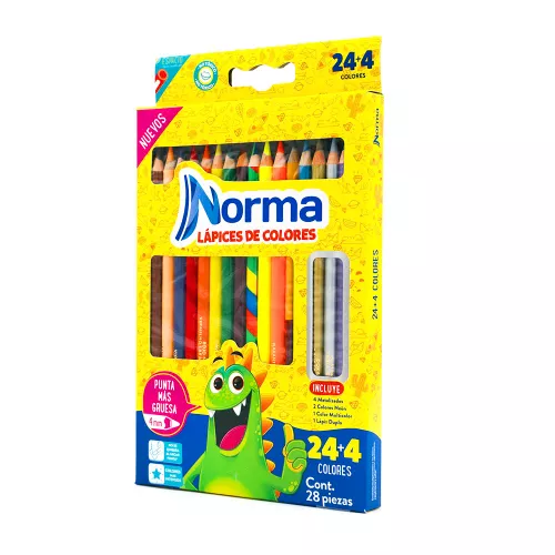 Colores Norma 24 + 4 Unidades