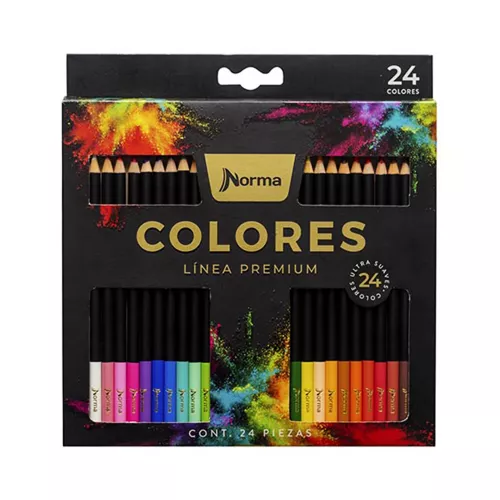 Colores Premium Norma 24 Unidades