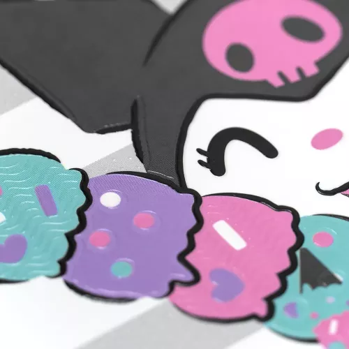 Cuad Do Amer Kuromi C7 100H Kuromi is Always in Style - Ice Cream