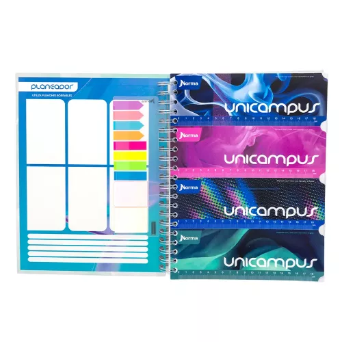 Cuad DO Dura Book Prof Unicampus Ry 160H 5M Arena Gris
