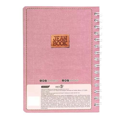 Cuad DO Fran Jean Book C5 100H Clasico Rosa