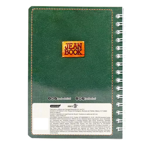 Cuad DO Fran Jean Book C5 100H Clasico Verde Bandera