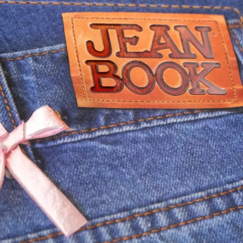 Cuad DO Fran Jean Book Rev C5 100H Denim with Pink Bow
