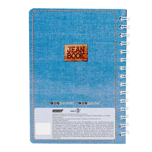 Cuad DO Fran Jean Book Ry 100H Clasico Azul claro