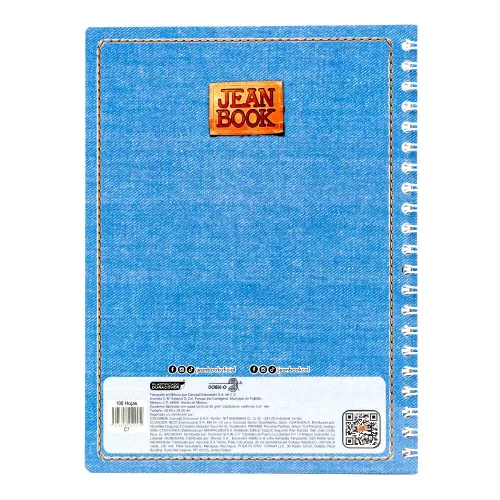 Cuad DO Prof Jean Book C5 100H Clasico Azul claro
