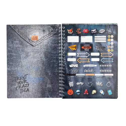 Cuad DO Prof Jean Book C7 100H Clasico Gris