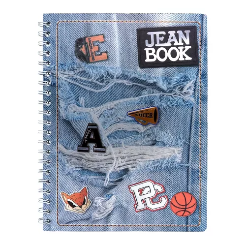 Cuad DO Prof Jean Book Rev C5 100H  PC Sports - Metallic