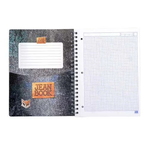 Cuad DO Prof Jean Book Rev C5 100H  PC Sports - Metallic