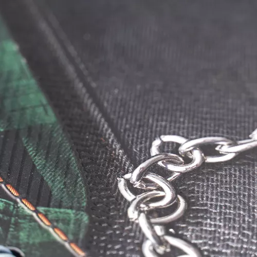 Cuad DO Prof Jean Book Rev C5 100H Torn with Chains - Metallic
