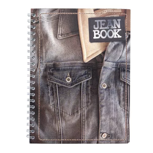 Cuad DO Prof Jean Book Rev Ry 100H Dark Denim - Metallic