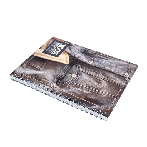 Cuad DO Prof Jean Book Rev Ry 100H Dark Denim - Metallic