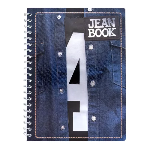Cuad DO Prof Jean Book Rev Ry 100H Denim T- Shirt 4 - Metallic
