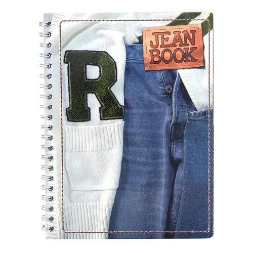 Cuad DO Prof Jean Book Rev Ry 100H Pin R on Sweater