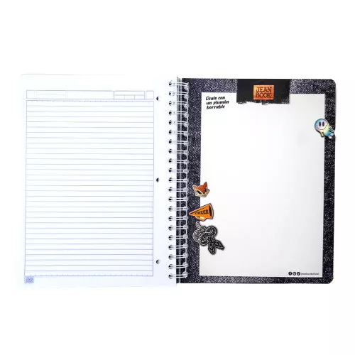 Cuad DO Prof Jean Book Ry 100H Clasico Negro